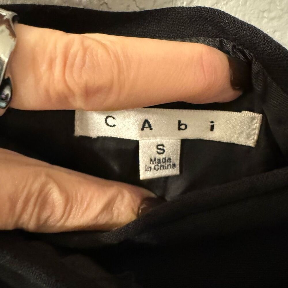 CAbi Black Jacard Brocade Skirt - Picture 6 of 6